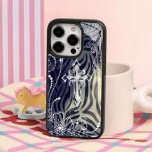 Funda para teléfono con diseño de calavera y cruz, compatible con fundas para teléfonos  y Apple. Fabricada en TPU, ofrece protección contra golpes y caídas. ¡El complemento perfecto para un estilo  y práctico en cualquier lugar! - Negro - Ver 5