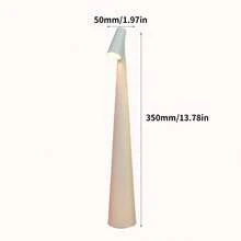 1 pieza/2 piezas Lámpara de escritorio alta con carga inalámbrica LED, control táctil con 3 niveles de intensidad, luz nocturna portátil de metal mate, adecuada para dormitorio y estudio - Multicolor - Ver 4