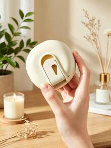 2-In-1 Round Pill Cutter & Portable Mini Multi-Layer Pill Storage Box, Convenient Pill Organizer, Easy-To-Use Design, Plastic Material, Simple And Practical, Suitable For Daily Medication And Travel, Perfect Birthday, Back To School, Mother's Day And Easter Gift - Multicolor - View 7