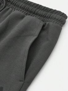 Adidas Men's GFX KN PNT Knit Sports Pants KR2579 - Black - View 5