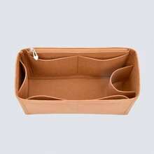 1pc Tote Bag Organizer Insert, Multi-Functional Tote Bag Inner Liner, Layered Zipper Storage Organizer Bag For Commuter Bag, Multi-Compartment Zipper Shaped Bag Organizer For Handbag, Multi-Pocket Cosmetic Power Bank Key Organizer Inner Liner Bag,Back To School - View 13