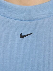 Nike Men's AS M NK TCH FLC Crew Sweatshirt Knit Pullover HV6538-486 - Blue - View 3