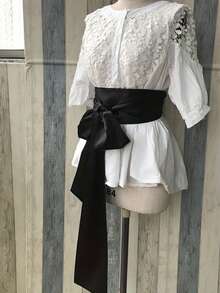 1 pièce Ceinture décorative de robe de mariée avec nœud - Multicolore - Voir 3