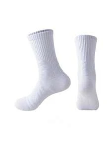 1/2 Pairs Thick Terry Basketball Socks, Quick-Drying Anti-Slip High Sports Socks - Multicolor - View 7
