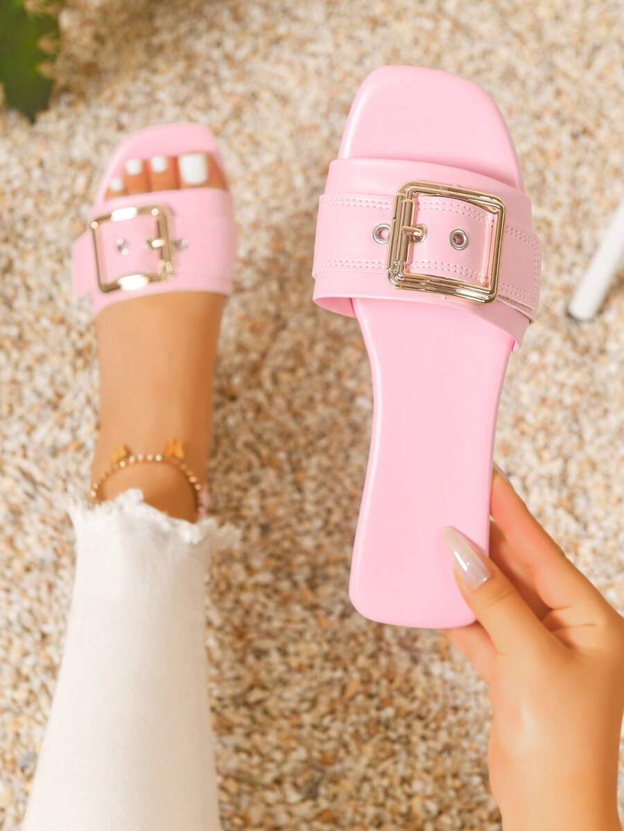 夏季新款女鞋 平底耐磨拖鞋 度假必備 時尚百搭 舒適 戶外沙灘適用