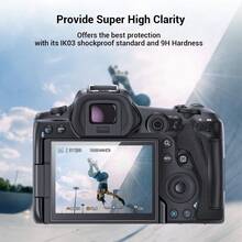 Taamyllrenz 2入裝 EOS R6 Mark II 鋼化玻璃螢幕保護貼，高透光率、超清晰顯示、耐刮損，實用相機配件，適合女性、母親、親友與同事的生日、聖誕節、母親節及其他慶祝節日禮物 - EOS R6 Mark II - 查看 6