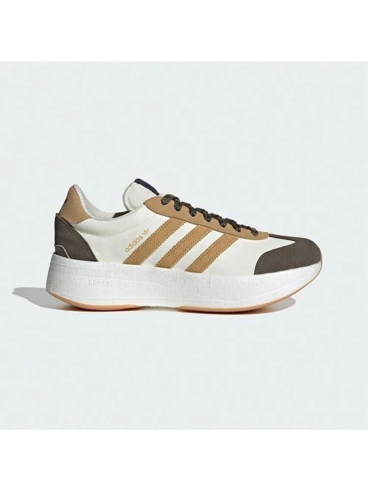 Adidas Originals CITY RNR 中性休閒低筒運動鞋 JR7001 - 摩卡棕 - 查看 1