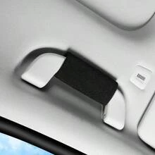 1Pc Universal Car Roof Grab Handle Cover, Soft Breathable Safety Hand Grip Protector, Anti-Slip Auto Interior Accessory, Multi-Color Options, Fits Most Vehicles - Multicolor - View 5