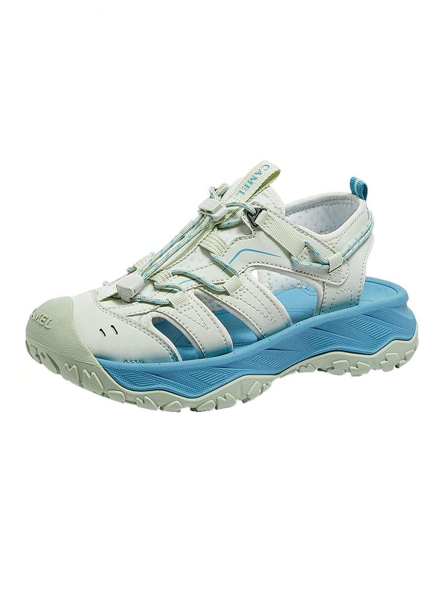 CAMEL CROWN Women's Outdoor Casual Sandals, Summer Outdoor Casual Sandals, Strappy Sandals, Waterproof Beach & Water Shoes - Gray Bean Green - View 1