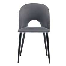 Conjunto de comedor (mesa rectangular de 117 x 68 cm con 4 sillas), mesa rectangular, conjunto de cocina moderno, sillas de terciopelo con estampado de rombos, patas de silla ajustables, terciopelo gris, patas de mesa negras - Gris - Ver 11