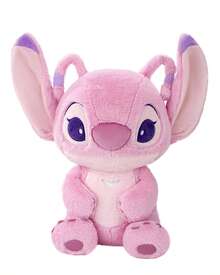Miniso Disney Lilo & Stitch Collection 18 Inch Basic Sitting Plush Toy, Soft Pink Angel Stuffed Doll Large Fluffy Decor Pillow Gift For Girls & Disney Fans - Pink - View 8