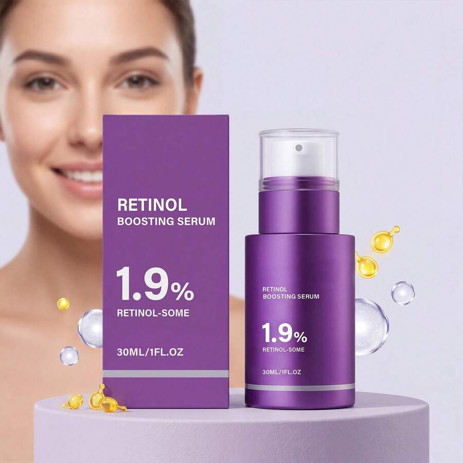 Retinol NMN Boosting Serum 30ml Beauty Serum Retinol Firmness Glow Hyaluronic Intensive Firming Hydration & Plump Face Skin - Retinol - View 1
