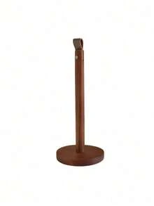 1pc Sandalwood Vertical Paper Towel Holder, Freestanding Design, Smooth Polished Surface, Stable Base, Minimalist Aesthetic, Customizable Engraving, Suitable For Kitchen, Dining Room, Home Decor, Holiday Gift And Party Favor Choice - Multicolor - View 14