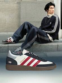 Adidas Originals 中性款 HANDBALL SPEZIAL 低筒運動休閒鞋 JQ8735 - 白色 - 查看 2
