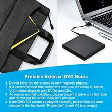 USB 2.0 Ultra-Slim External CD DVD Drive, CD-R/DVD-R Burner Compatible With Laptop And Desktop - View 4