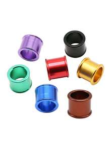 12pcs Multicolor Pigeon Foot Rings Inner Diameter 8mm Height 9mm Double Rolled Edge Aluminum Bird Leg Ring For Pet Bird Parrots Identification Bands Training Accessories - View 12