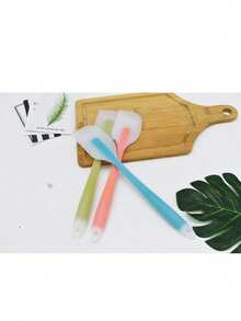 Silicone Scraper Heat Resistant Easy To Clean Dishwasher Baking Spatula - Multicolor - View 1