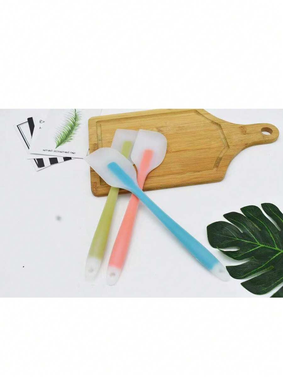Silicone Scraper Heat Resistant Easy To Clean Dishwasher Baking Spatula - Multicolor - View 1