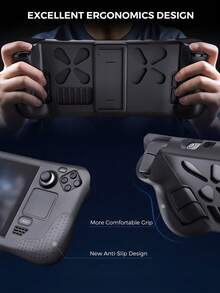 Compatível com Steam Deck, 1 Peça Capa Protetora de Jogo, Antiderrapante, Antipoeira, Antisuor, Antirrisco, Experiência de Controle de Jogo Aprimorada - Várias cores - Visão 11
