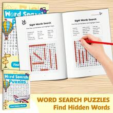 Word Search Puzzle Activity Book, Improve Focus And Language Skills By Finding And Circling Words, Perfect For Home, Work Breaks Or Travel - Word Search Workbook - View 7