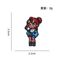 1pc Anime Series New Metal Brooch Asymmetric Shape Alien Stage 2D Character Peripheral Badge - Multicolor - View 17