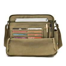 Men Crossbody Bags - Khaki - View 4