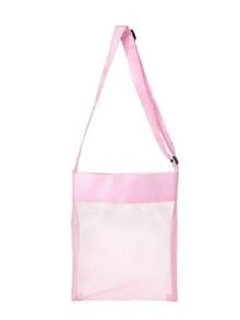 Bolsa de playa de malla brillante - Ligera, con correa de hombro ajustable, diseño plegable, perfecta para actividades al aire libre, picnics y recolección de conchas; ¡un esencial de playa! | Bolsa de playa brillante | Asas duraderas, bolsa de playa unisex, adecuada como accesorio para fiestas de natación en la playa, regalo para amigos y mujeres, y esencial de viaje. - Multicolor - Ver 13
