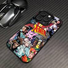 Funda para teléfono con diseño de cómic de , compatible con fundas para teléfonos , Apple, VIVO, OPPO, , ,  y Honor. Fabricada en TPU, ofrece protección contra golpes y caídas. - Negro - Ver 2