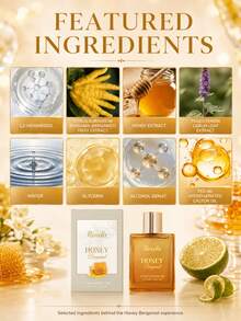 50ml Honey Bergamot Unisex Perfume, Gentle Natural Fresh Scent, Charming Daily Portable Long-Lasting Fragrance For Women - Multi Scents - View 4