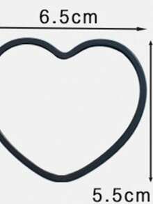 6/1 Heart-Shaped Portable Pocket Mirror, Modern Minimalist Design, High-Definition Imaging, Mini Makeup Mirror, Dorm Essential. Suitable For Back To School, Summer, Halloween And Christmas. - Multicolor - View 6
