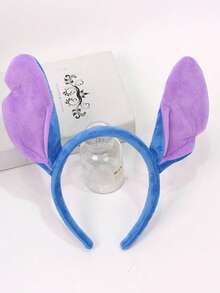 Disney 1pc Cute Plush Ear Headband, Japanese Style Purple Rabbit Headband, Suitable For Face Washing, Makeup, Daily Wear - View 12