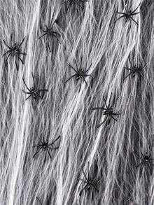 1/50pcs Halloween Realistic Plastic Spiders Black Fake Spiders Fake Spiders Prank Props For Halloween Home And Party Decor For Haunted House & Yard Decor, Perfect For Halloween Party, Haunted Attraction, Zombie Themed Bash,Garden Decor Outdoor - Multicolor - View 2