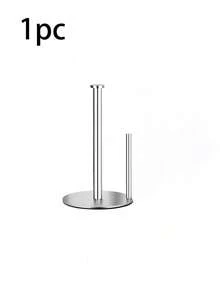 1 buah Tempat Tisu Dapur, Tempat Tisu Dapur Warna Perak, Tempat Gulungan Kertas Dapur, Dispenser Gulungan Kertas Dapur untuk Meja, Tempat Tisu Dapur Stainless Steel dengan Alas Pemberat, Rak Penyimpanan Meja yang Kokoh, Cocok untuk Tisu Dapur, Tisu Wajah, Aksesoris Penyimpanan Dapur - MultiWarna - View 12