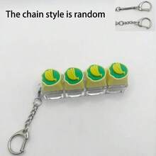 Cat Paw Keycap Keychain, Cute Couple Key Ring, Creative Men's Keychain, Holiday Gift & Bag Charm - Color - View 10