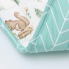 miracle baby Baby Stroller Seat Cushion, Children's Mat, All-Season Style, Stroller Accessories, High-View Stroller Baby Sleeping Pad - Bear, Rabbit, and Fox Gathering - View 6