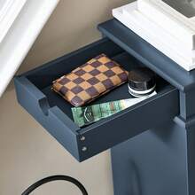 SoBuy 3 Flip-Drawers Shoe Cabinet Shoe Rack Shoe Storage Cupboard Organizer Blue W53 X D24 X H118cm FSR94-B - 藍色 - 查看 11