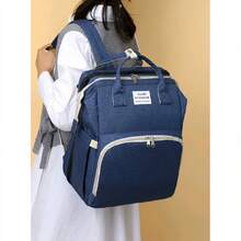 Unisex-Freizeitrucksack, großer Rucksack mit Reißverschluss und verstellbaren Schultergurten - Übersicht 5