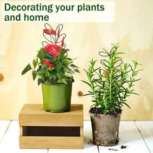 1PC/2PCS Plant Climbing Support, Outdoor Garden Potted Plant Stand, Indoor Plant Rack, Creative Flower Support, Climbing Vine Rack, Plant Flower Arrangement Stand, Gardening Supplies, Home Decor, Plant Support Material - Multicolor - View 2