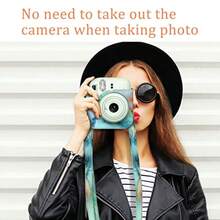 Fintie FUJIFILM 富士フイルム  mini 12 インスタントカメラ専用ケース 保護カバー カメラケース 全面保護 PUレザー 傷つけ防止 ショルダーストラップ付き 携帯便利 柄 X マーブルパープル - チェックする 4