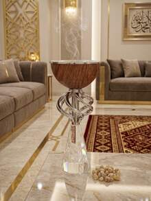 Mini Novelty Incense Burner, Metal + Crystal, Luxury Bakhoor Incense Burner, Incense Holder, Heat-Resistant And Durable Incense Burner, Home Decor, Suitable For Majlis, Entryway, Living Room, Bedroom, Exquisite Gift For Friends And Family, Fragrance Corner - Fashionable - View 3
