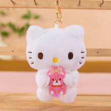 SANRIO 1pc Series Plush Doll Plush Hanging Ornament Bag Accessory Car Hanging Pendant Holiday Gift - Multicolor - View 11