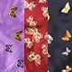 Butterfly Black/Maroon/Purple