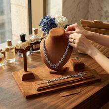 This High-End Luxury Jewelry Display Stand Is Specially Designed For High-End Counters. Featuring A 4-Tier Design, It Can Display And Store Earrings, Rings, Bracelets/Watches And Necklaces, Suitable For Large Jewelry Collections, With Excellent Photo Effects, Perfect For Product Photography. - Multicolor - View 9
