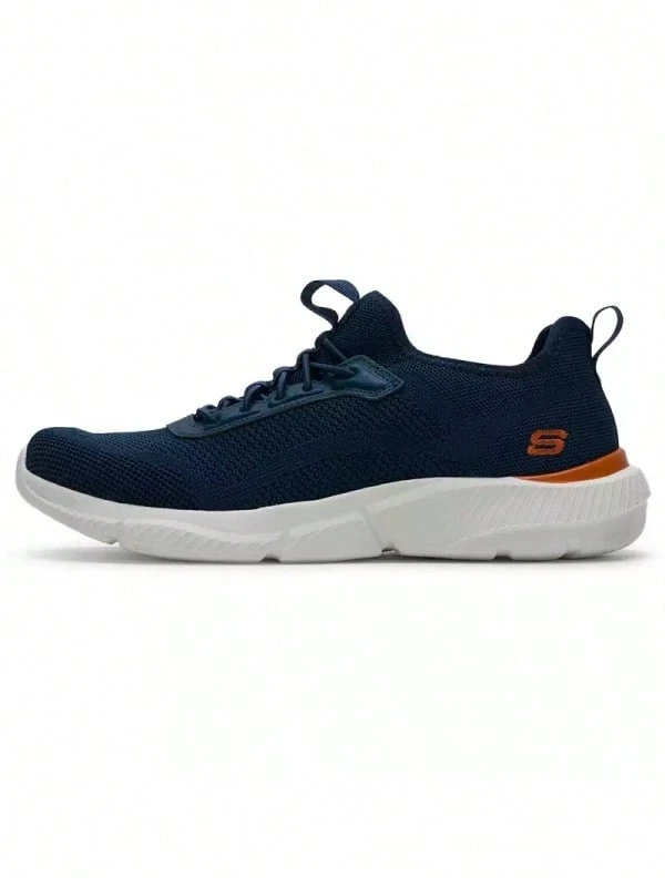Skechers Men's Slip-On Low-Top Mesh Breathable Casual Sports Lightweight Walking Shoes - Navy Blue - View 1