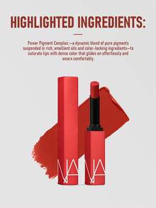 NARS Powermatte唇膏 #137 Rocket Queen 1.5克/0.05盎司 | 浓郁哑光唇色，高显色度 | 轻盈舒适，持久不拔干 | 丝绒哑光妆效，持久显色 | 顺滑易涂，适合日常或特殊场合 - 137 Rocket Queen - 查看 4