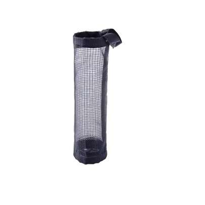 Bolsa de almacenamiento gris para artículos diversos, dispensador de bolsas de plástico de malla para montaje en pared, bolsa de almacenamiento reutilizable colgante, bolsas de basura para cocina, 1 ud.