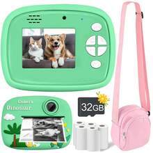 Kids Children Instant Camera Instant Print With Digital Camera 1080P Camera 48MP Ultra-Clear Photos Lightweight And Portable Camera Toy Kids Camera For Kids Camera Children's Camera For Boys And Girls Christmas, Birthdays Gifts For Girl And Boy - Multicolor - View 17