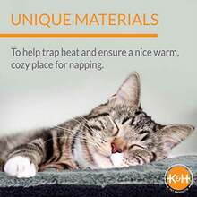 1Pc Reversible Washable Self Warming Cat Bed Pad, Thermal Self Heating Mat For Indoor Pet Beds Furniture & Outdoor Cat Houses, Small Size 21 X 17in Oatmeal & Chocolate Two-Tone Design - 21 X 17 Inches - View 5