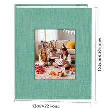 Popotop Photo Album 4x6 100 Pockets, Linen Hardcover Photo Album Suitable For Family, Wedding, Anniversary, Baby, Vacation Pictures - 1PC - View 4