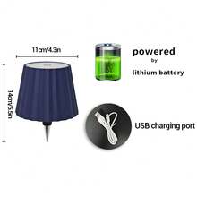 LED Smart Lighting 3-Color Table Lamp - Touch Control, USB-C Charging Port, Switch Control Color Temperature/Dimming, Portable Bedside Night Light, Metal Lampshade Direct Plug Bottle Stopper Design, Atmosphere Enhancement Lighting - Perfect For Living Room, Bedroom, Dining Room, Bar, Creative DIY Gift - Bottle Lamp - View 12